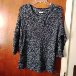 Sonoma Blue & White Sweater size M